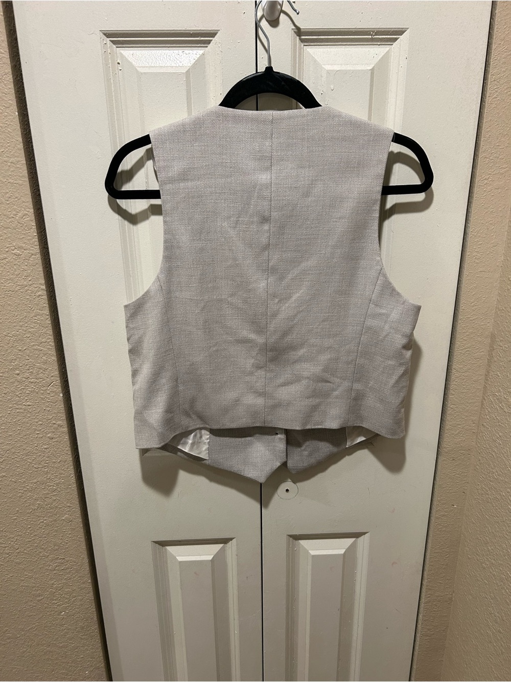 Zara Women’s Textured Gray Vest , Medium - Picture 3 of 6